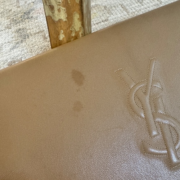 YSL tan leather clutch - Picture 5 of 5